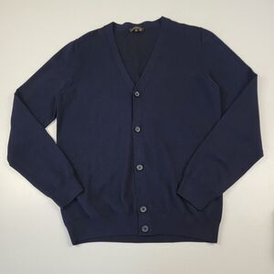 Louis Vuitton Navy Wool Blend Uniformes Cardigan Sweater Men’s Size Medium